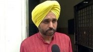 Bhagwant Mann Gets Involved in Verbal Spat With Journalist in Mohali; Calls Sukhbir Badal 'Fool' (Watch Video)