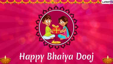 Happy Bhai Dooj 2019: Images, Greetings, WhatsApp Messages, Photos, HD Wallpapers to Send on Bhaubeej