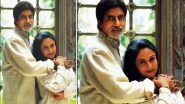 Karva Chauth 2019: Amitabh Bachchan Shares a Black and White Picture of His 'Better Half' Jaya Bachchan While Cropping Himself Out (See Tweet)