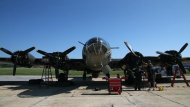 WW II-era Plane Boeing B-17 Crashes at Bradley International Airport in Connecticut; 7 Dead