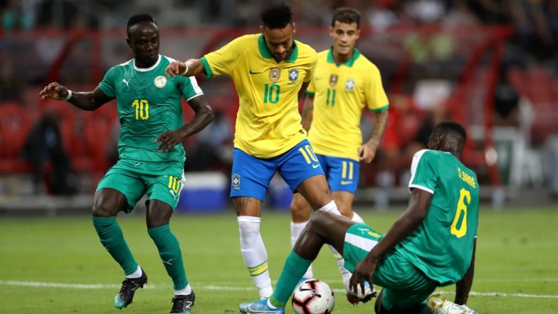 Brazil vs Senegal, International Friendly 2019 Goal Video Highlights: Neymar Scripts History As Match Ends in a Draw