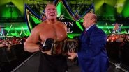 WWE Crown Jewel 2019: Brock Lesnar Beat Cain Velasquez to Retain Title, Rey Mysterio Rescues MMA Star From Beast Incarnate&rsquo;s Assault