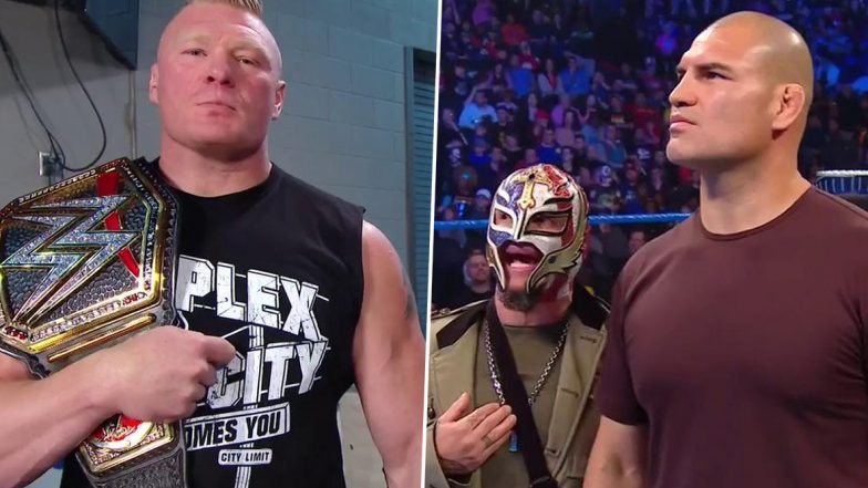 WWE SmackDown Oct 25, 2019 Results and Highlights: Brock Lesnar Attacks Cain Velasquez; Team Hogan Collides With Team Flair Ahead of Crown Jewel (Watch Videos)