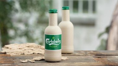 Carlsberg to Make Paper Beer Bottles! Unveils Pic of World's First Such Bottle to Reduce Carbon Emissions