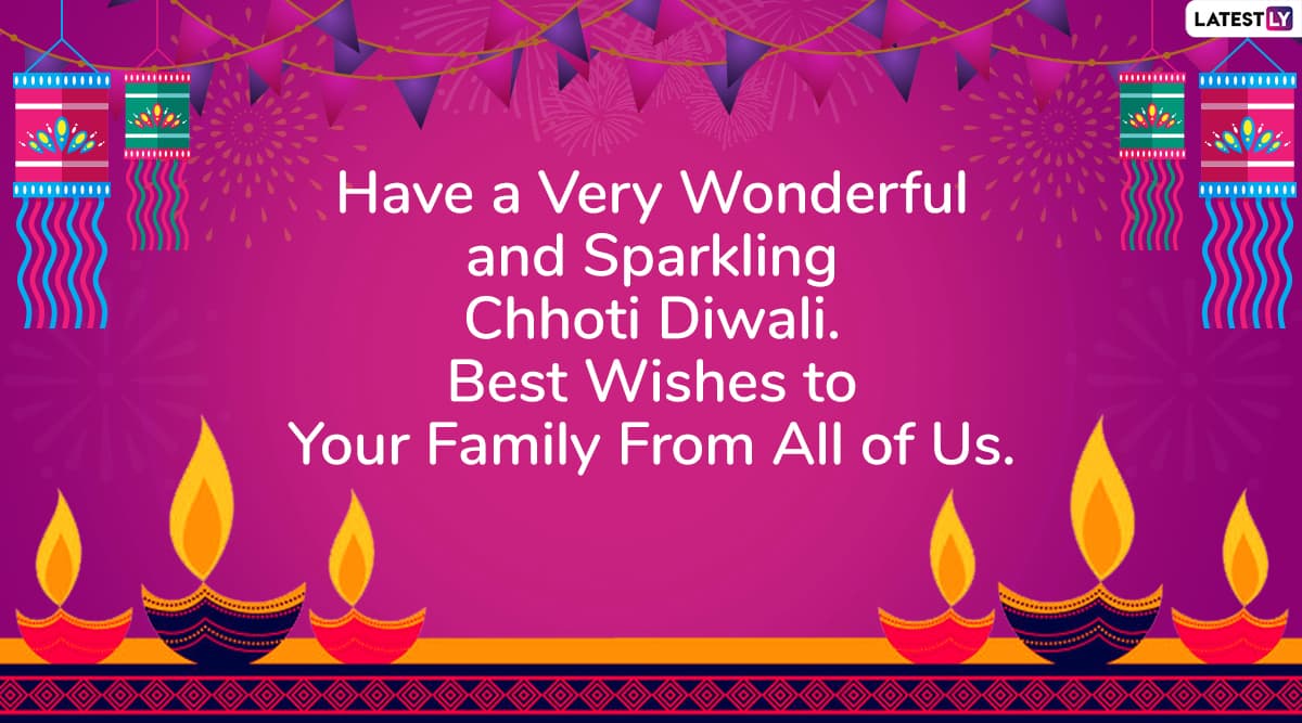 Happy Choti Diwali 2020 Wishes: WhatsApp Stickers, GIF Image ...