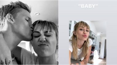 Cody Simpson Kisses Miley Cyrus and Calls Her 'Baby' in His Latest Instagram Post (View Pic)