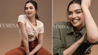 Deepika Padukone Flaunts Her Million Dollar Smile and Rocks Casuals Like a Pro in Femina's Latest Photoshoot (View Pics)