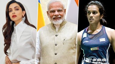 Deepika Padukone and PV Sindhu Become the Face of PM Modi’s #BharatKiLaxmi Campaign (Watch Video)