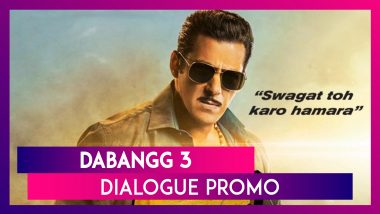 Dabangg 3 Dialogue Promo: Salman Khan Introduces Us To Chulbul Pandey | Mahesh Manjrekar