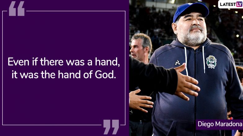 Diego Maradona Quotes on His 59th Birthday: 10 Powerful Sayings by Football’s Full-Time Angel, Half-Devil