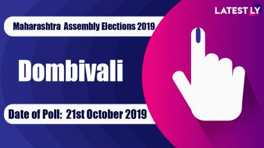 Dombivali Vidhan Sabha Constituency in Maharashtra: Sitting MLA, Candidates For Assembly Elections 2019, Results And Winners