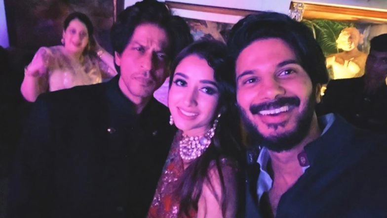 Dulquer Salmaan 'Starstruck' After Meeting Shah Rukh Khan in Amitabh Bachchan's Diwali Party, Says 'When King Khan is in the Room Nothing Else Matters'