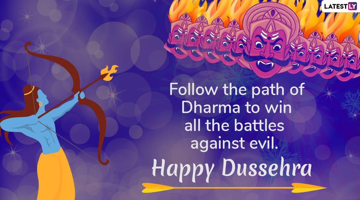 Ravan Dahan HD Images for Dussehra 2019 With Quotes on 