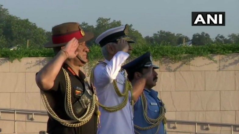 Air Force Day 2019: Service Chiefs Pay Tributes at National War Memorial