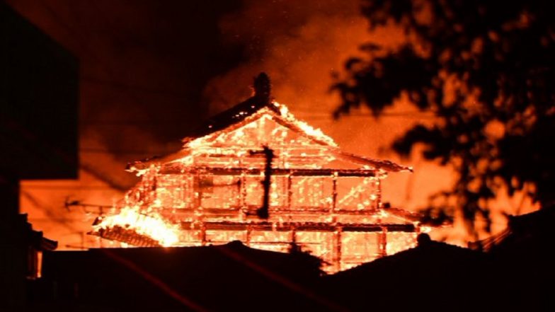 Shuri Castle Fire: 600-Year-Old UNESCO World Heritage Site in Japan's Okinawa Goes Up in Flames