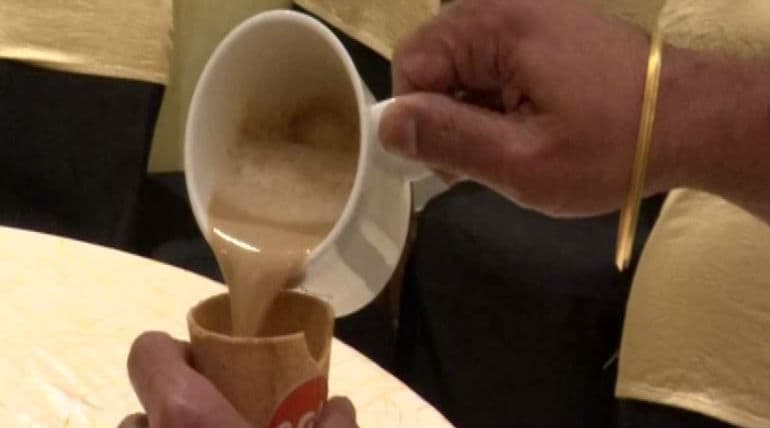 Environment-Friendly Edible Cups Called 'Eat Cup' Launched for Serving Hot and Cold Beverages in Hyderabad Environment-Friendly Edible Cups Called 'Eat Cup' Launched for Serving Hot and Cold Beverages in Hyderabad