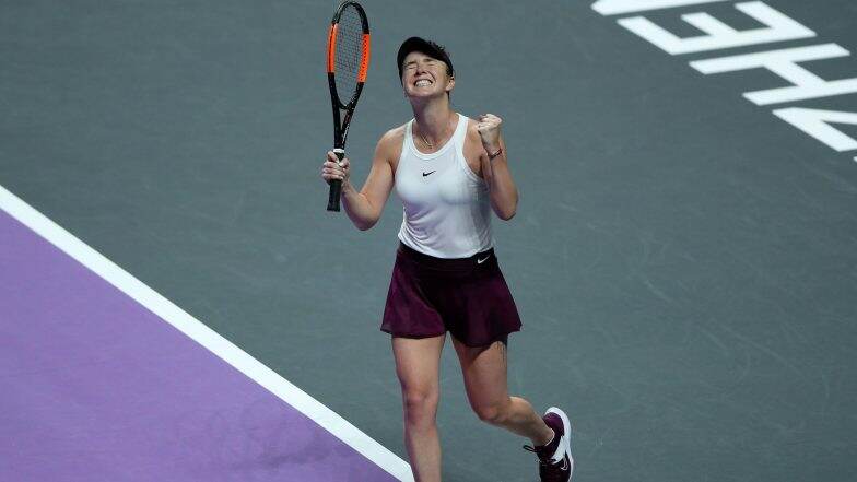Shenzhen WTA Finals 2019: Elina Svitolina Beats Simona Halep to Reach Semi-Finals Shenzhen WTA Finals 2019: Elina Svitolina Beats Simona Halep to Reach Semi-Finals