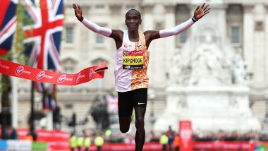 Eliud Kipchoge Becomes First Man to Complete Marathon in Less than Two Hours; Olympic Champion Finishes First-Ever Sub Two-Hour Marathon in Record Time