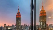 Empire State Building Lit Up in Orange to Celebrate Diwali 2019 (View Pics)