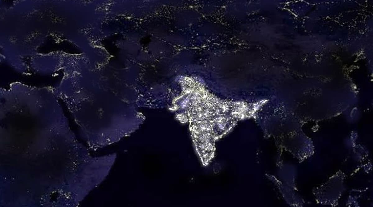 Nasa Releases Map Of India On Diwali Night