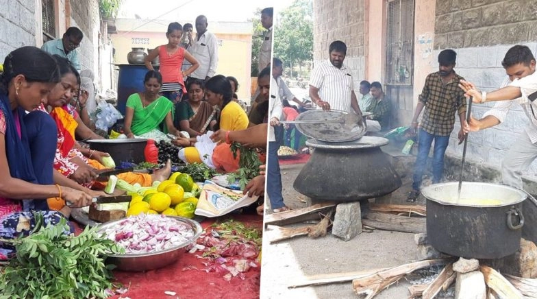 TSRTC Bus Strike: Employees Cook Food on Road to Protest Against Death of Driver