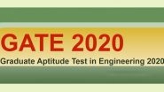 GATE 2020: Application Form Correction Window Opens on October 15, Check Details at gate.iitd.ac.in