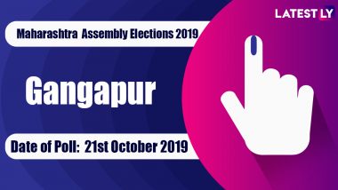 Gangapur Vidhan Sabha Constituency Election Result 2019 in Maharashtra: Bamb Prashant Bansilal of BJP Wins MLA Seat in Assembly Polls