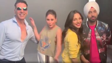 Kareena Kapoor and Good Newzz Stars Take Up Akshay Kumar’s #TheBalaChallenge From Housefull 4 (Watch Video)