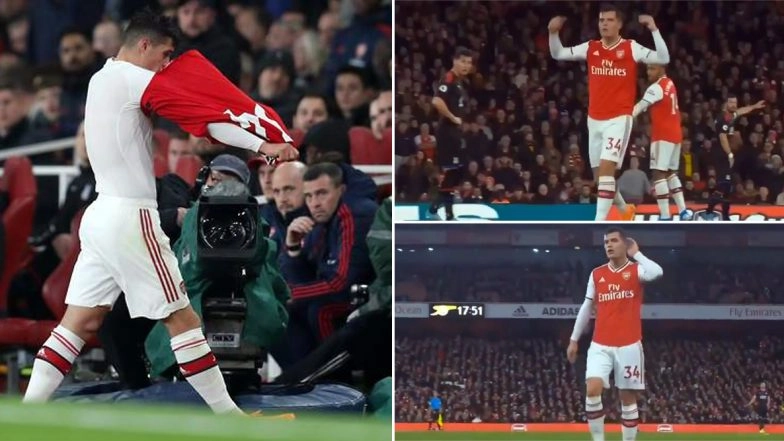 Granit Xhaka Taunts and Abuses Booing Arsenal Fans in Gunners’ 2–2 Draw Against Crystal Palace at Home in 2019–20 Premier League (Watch Video)