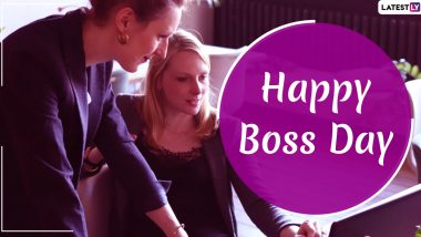 Happy Boss Day 2019 Wishes: WhatsApp Stickers, GIF Images, Gratitude Quotes and Messages to Send Heartfelt Greetings To Your Manager