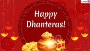 Happy Dhanteras Images & Diwali 2019 Wishes in Advance: WhatsApp Stickers, SMS, Quotes, Hike GIF Messages, Greetings and Status For Deepavali Festival
