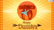 Dussehra 2021 Wishes in Marathi, Greetings and HD Images: Send WhatsApp Stickers, GIFs, Telegram Pics, Facebook Messages and Instagram Photos to Celebrate Vijayadashami