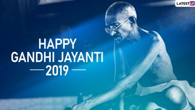 Happy Gandhi Jayanti 2019 Wishes: WhatsApp Stickers, GIF Image Greetings, Facebook Photo Messages, Quotes and SMS to Celebrate Bapu’s 150th Birth Anniversary