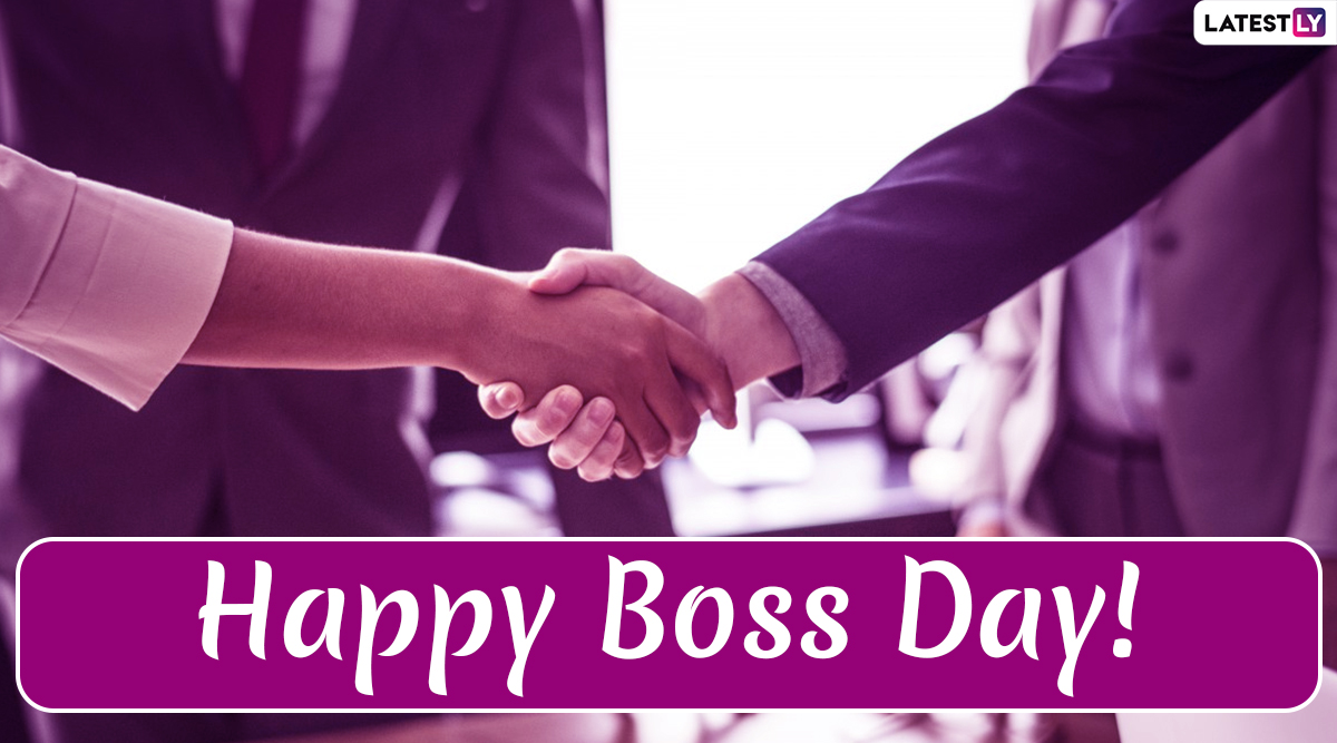National Boss's Day 2020 HD Images & Messages: WhatsApp Stickers, GIFs ...