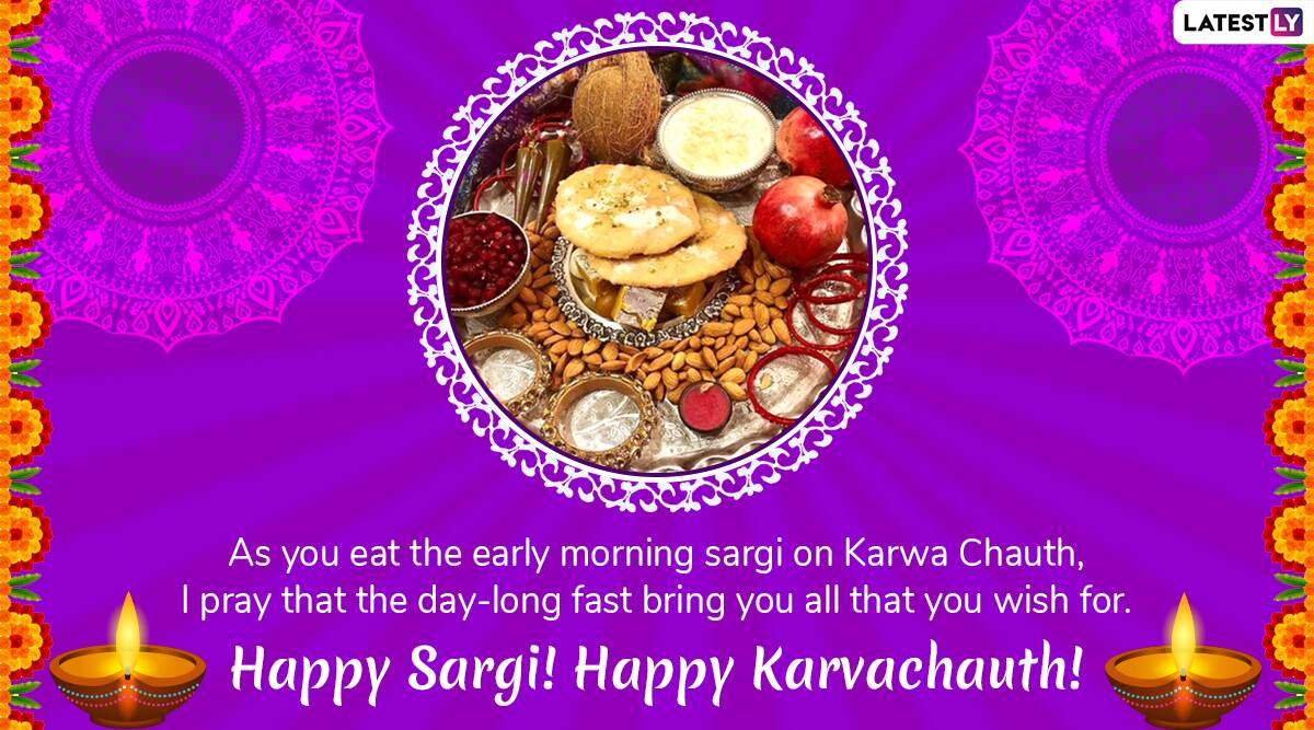 Happy Sargi Image for Karwa Chauth Morning 3 (Photo Credits: File Image)