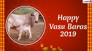 Vasu Baras 2019 Images & Govatsa Dwadashi HD Wallpapers: Wish Vagh Baras in Marathi & Gujarati With Beautiful Hike GIF Messages, WhatsApp Stickers & Greetings Ahead of Diwali
