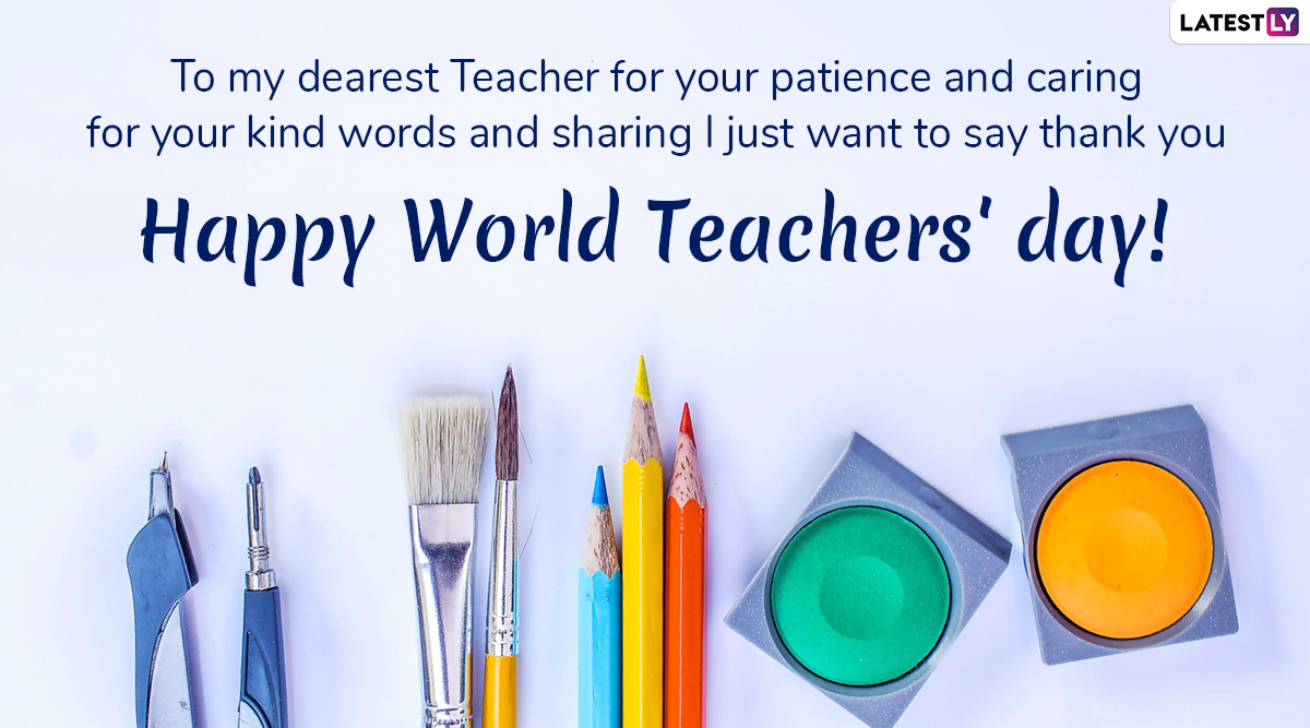 Happy World Teachers' Day 2019 Wishes: WhatsApp Stickers, Quotes ...