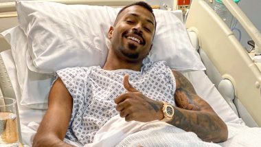 Hardik Pandya Back Surgery Update: India All-Rounder Undergoes Successful Surgery in London; Yuzvendra Chahal, Kuldeep Yadav & Others Wish Him Speedy Recovery (See Instagram Post)