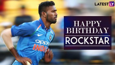 Happy Birthday Hardik Pandya: From Surviving on ‘Maggi’ to Earning ‘Rockstar’ As Nickname, Here’re Lesser-Known Things to Know about Star Indian All-Rounder!