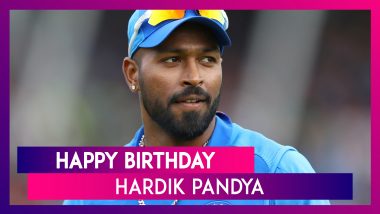 Hardik Pandya Birthday Special: Lesser-Known Things to Know About Flamboyant Indian All-Rounder