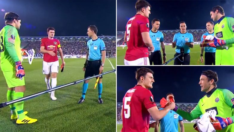 When Manchester United Defender Harry Maguire Forgot He Is the Club Captain and Had a Major Embarrassing Moment (Watch Video)