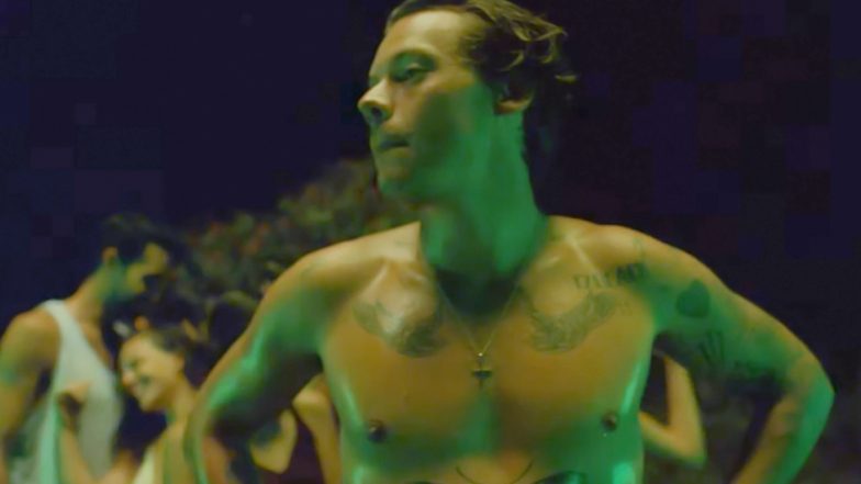 Harry Styles Sexy Screenshots From The ‘lights Up Video Will Make Your Weekend Caution Too 1653