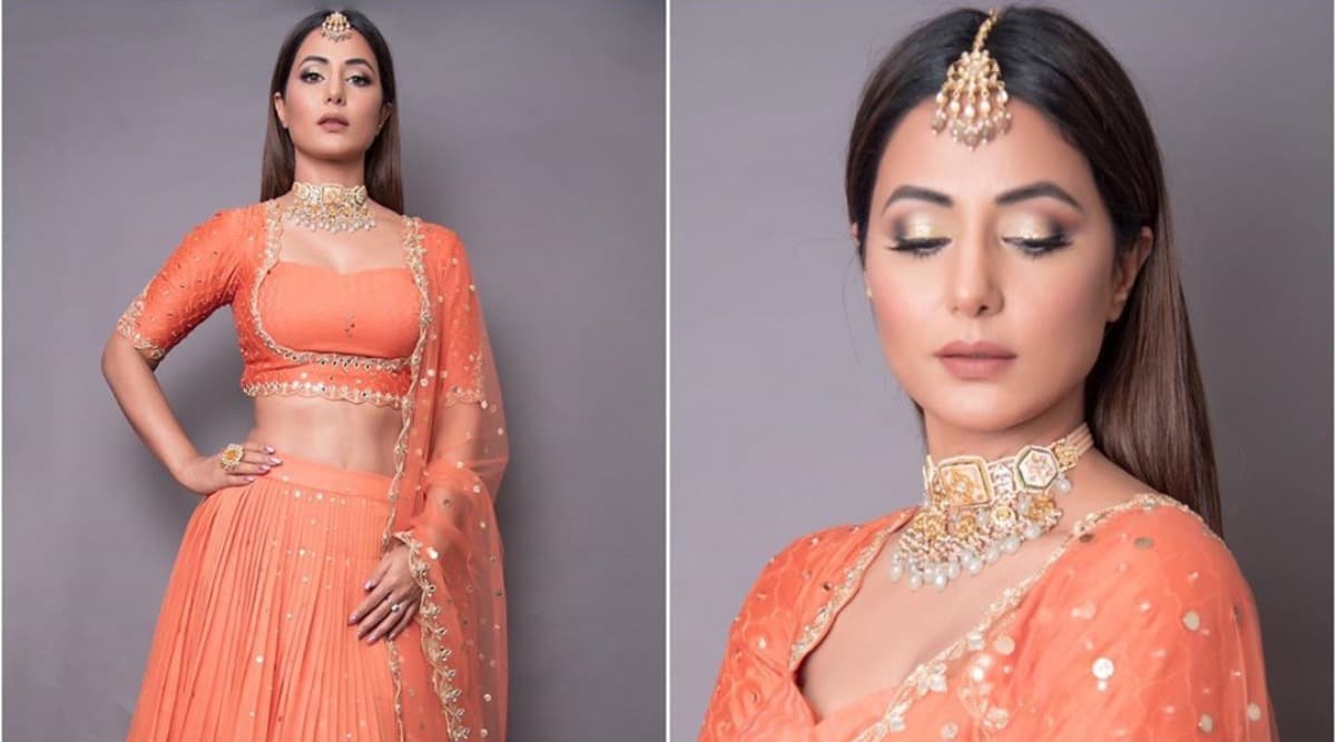 Hina Khan In A Lovely Orange Pleated Lehenga Is Lit Like Diwali! Here's Why You Should Try This Look For the Festive Season Hina Khan In A Lovely Orange Pleated Lehenga Is Lit Like Diwali! Here's Why You Should Try This Look For the Festive Season