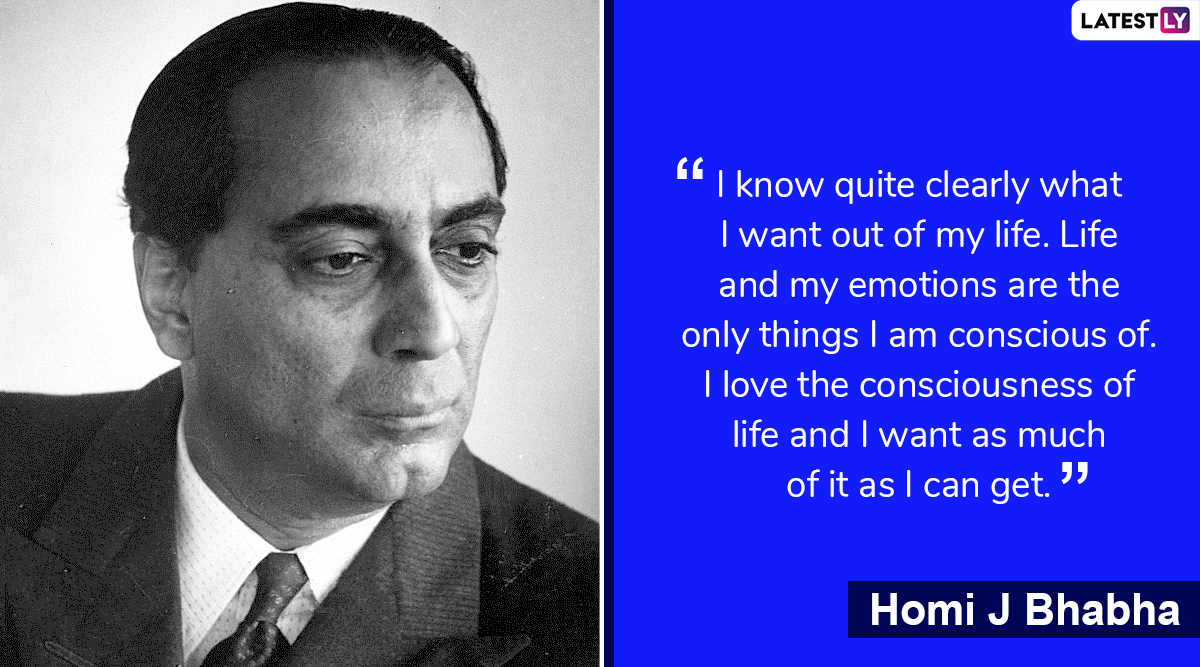 Homi Bhabha 110th Birth Anniversary: Quotes by Nuclear Physicist About His Passion For Science, Success And Life | 👍 LatestLY