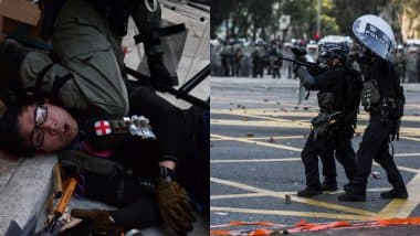 Hong Kong: Police Shoot Pro-Democracy Protester in Chest as China Celebrates 70th Birthday