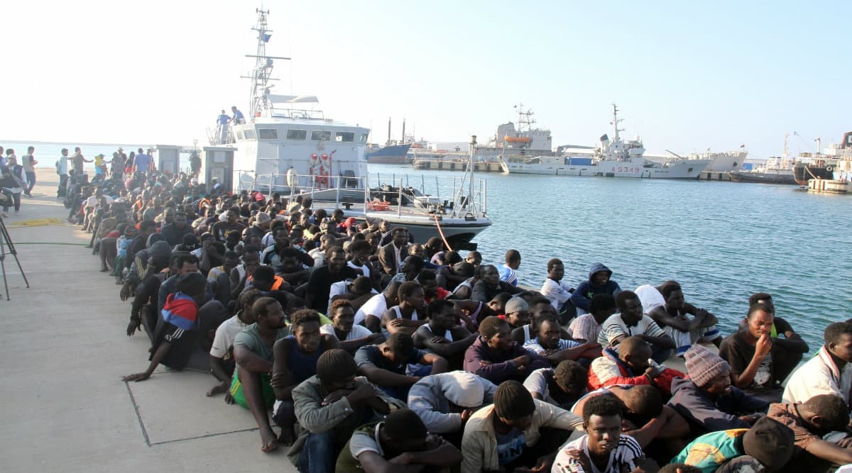 Over 7,036 Illegal Immigrants Rescued by Libyan Navy This Year Over 7,036 Illegal Immigrants Rescued by Libyan Navy This Year