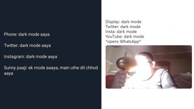 Instagram, YouTube, Twitter's Dark Mode Feature Funny Memes and Jokes Are Here to Brighten up Your Weekend!