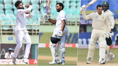India vs South Africa, 2nd Test 2019, Key Players: Ravindra Jadeja, Rohit Sharma, Quinton de Kock and Other Cricketers to Watch Out for in Pune