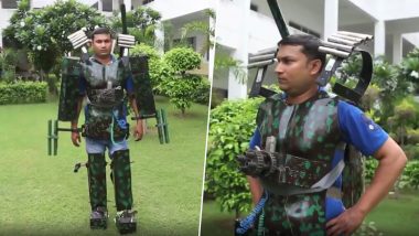 Indian Man's Version of 'Iron Man' Suit to Fight Terror is Getting Mixed Reactions From Twitterati (Watch Video)