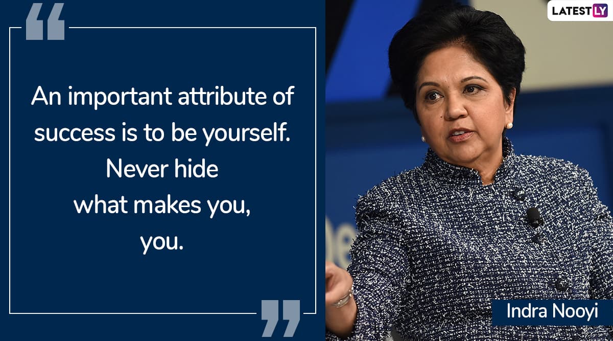 Indra Nooyi Birthday Special: Thought-Provoking Quotes By The Former ...